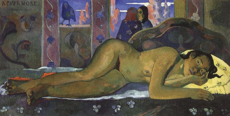Paul Gauguin Nevermore oil painting picture